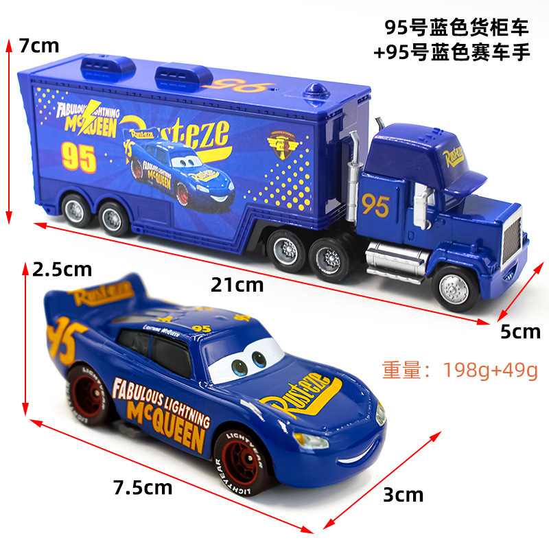 95 camion portacontainer blu-95 auto blu