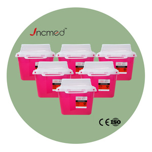 JCMED sharp bin контейнер для острых козырьков 5 кварт sharp контейнер - Product Image 1