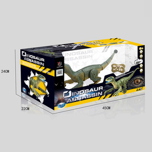 2.4GHz Remote Control Velociraptor Simulated Walking Dinosaur Intelligent Auto-demo Electric RC <strong>Toy</strong> with <strong>Roaring</strong> Sound/Light - Product Image 6