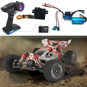 Fırçasız Combo yükseltme kiti Motor Esc alıcı RC Servo seti için MJX Hyper Go HBX REMO hobi WLtoy 1/12 1/14 1/16 1/18 araba - Product Image 3