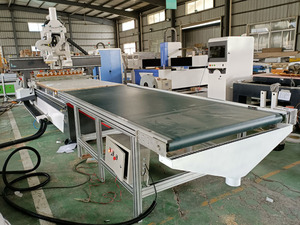 High Quality Nesting Wood Cnc Router Machine 1228 2030 PVC MDF ATC CNC Router with Auto <strong>Loading</strong> <strong>and</strong> <strong>Unloading</strong> <strong>Platform</strong>
