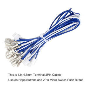 Zero Delay USB Encoder to PC Games <strong>Arcade</strong> Stick <strong>Controller</strong> for 2Pin Joystick Happ Push Buttons Wire - Product Image 4