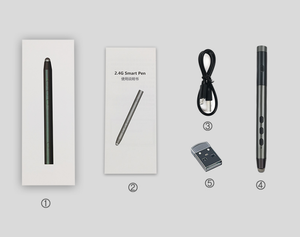Profession elle Fabrik Beste Qualität Wiederauf ladbare drahtlose Maus Presenter PowerPoint-Zeiger Fernbedienungen Smart Pen - Product Image 6