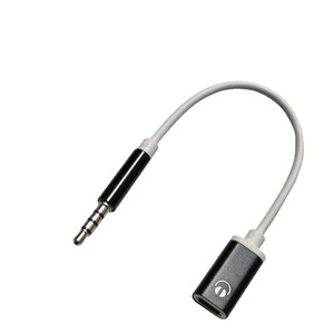 Convertidor de Cable auxiliar para auriculares macho a tipo C hembra de 3,5mm, Cable adaptador de Audio para auriculares de cabeza redonda, 3 colores - Product Image 1