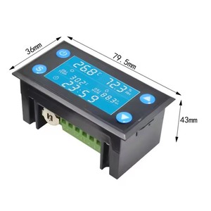 W1212 220V Digital temperatura di controllo di umidità Timer SHT20 sonda sensore per incubatore acquario termostato Humidistat - Product Image 2