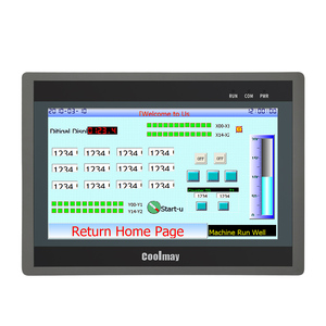 10インチHMIオペレーターパネルエアコンPLCコントローラートランジスタおよびリレー出力 - Product Image 1