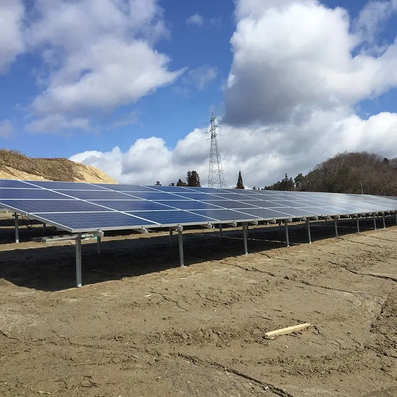 Soeasy GS painel fotovoltaico sistema 10 kw suporte à terra PV estruturas para painéis solares