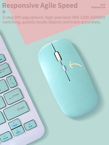 Teclado inalámbrico Universal de 10 pulgadas con Bluetooth, juego de ratón recargable para IPad, Iphone, MAC, teléfono Android, Samsung, Tablet y Windows - Product Image 6