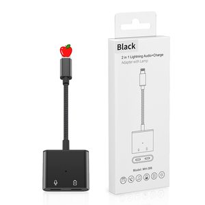 适用于苹果分路器的2合1照明音频适配器充电耳机插孔适配器 - Product Image 6