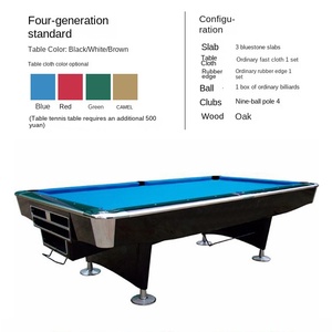 Chuyên Nghiệp Sang Trọng 9 Bóng Bàn Bida Rắn Gỗ Bàn Hồ Bơi Với Khung Mạnh Mẽ Bền Tùy Chỉnh Kích Thước - Product Image 6