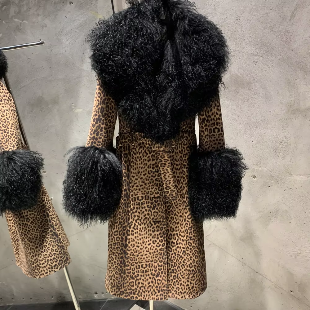 Cow Leopard Pattern+ Black Sheep