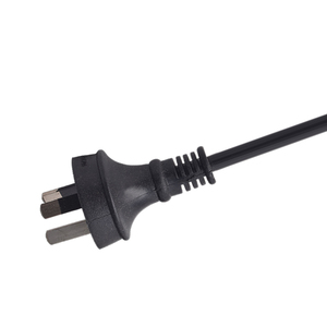 Özel uzunluk H05VV-F 0.75mm2 1.0mm2 SAA onayı Au anahtarı ile 3 pin fiş lamba güç kablosu - Product Image 2