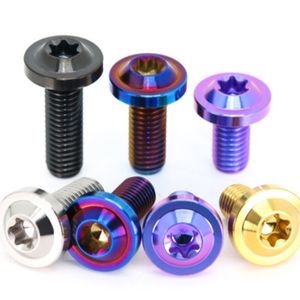 Phần cứng BST-TI hợp kim titan TC4 đĩa bay Torx đầu PVD mạ điện sửa đổi sửa đổi xe máy sửa M5-M10 bu lông - Product Image 1