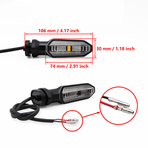 Motosiklet LED dönüş sinyal gösterge ışığı HONDA NC700 NC 750 S <span class=keywords><strong>X</strong></span> DCT CTX700 CBR650F CB650F CBR600RR flaşör lambası