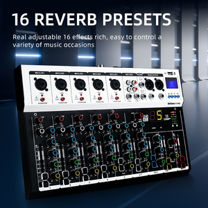 F4 F7 <strong>PRO</strong> Professional 4/7-Channel Audio <strong>Mixer</strong> With USB MP3 Player Mixing Console of DSP DJ Audio Console <strong>Mixer</strong>