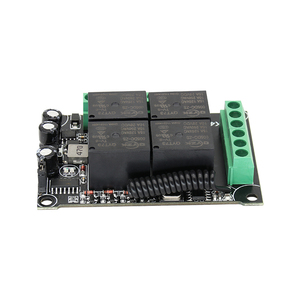315 433MHz Empfänger 4-Kanal-Relaissteuerung 12-48V DC 10 Ampere Relais schalter Funks teuerung - Product Image 6