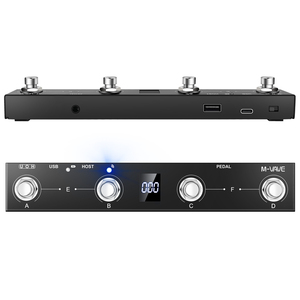 MIDI Foot контроллер с несколькими эффектами USB-MIDI Поддержка всех ПК/CC/Note/ON/OFF/SYSEX commander 4 ножных переключателей - Product Image 1
