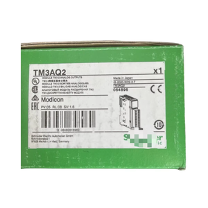 1 nuevo módulo de salida analógica TM3AQ2 en caja