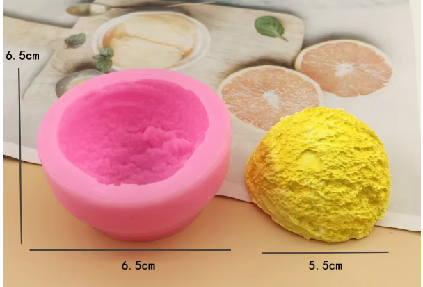 1 cavity mold 6.5*6.5*3.5cm 55g pink