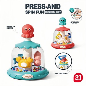 Toddler Interactive Educational <strong>Toy</strong> Suction <strong>Toys</strong> Motor Skills Development Rotation Press &amp; Spin Baby <strong>Toy</strong> - Product Image 3