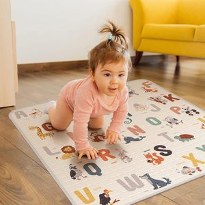 מחצלת מרית 50 "x50" בייבי משחק מחצלת תינוק מוכה תינוק זוחל מחצלת על הרצפה
