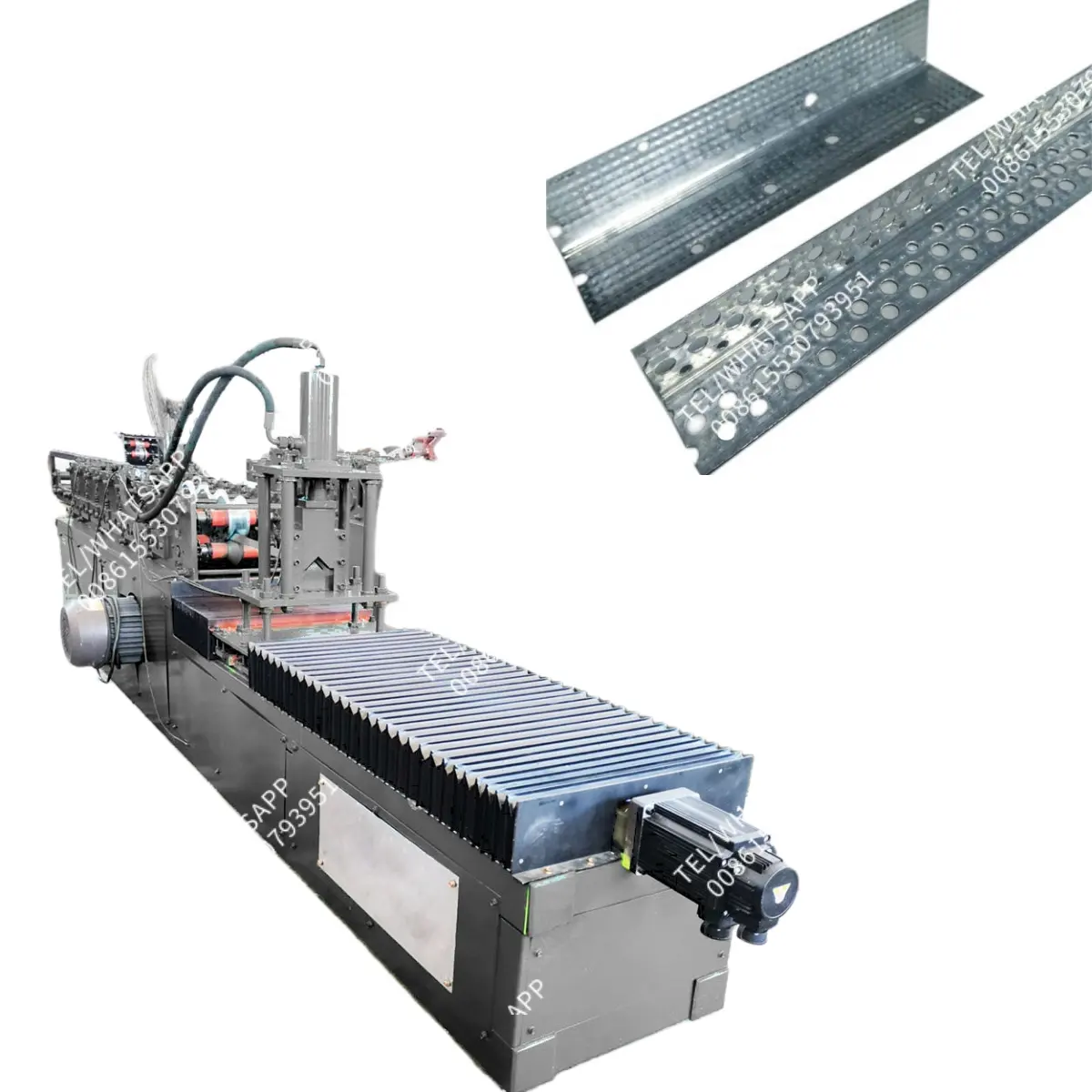 Máquina personalizada para fabricar canales de hierro Máquinas perfiladas con correa de acero Máquinas formadoras de rollos de hierro en ángulo L tipo V