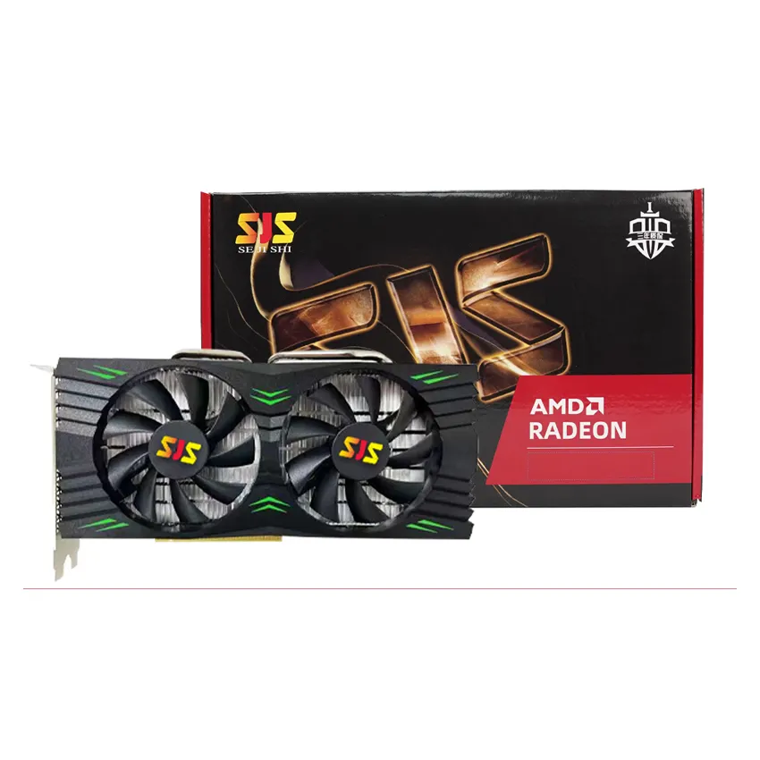 SJS RX 580 550 6600 5500 GT 730 GTX 1660 RTX 2060 Supper 3060M 3070 RX580 8GB placa de vídeo AMD GPU Gaming PC Graphics Card