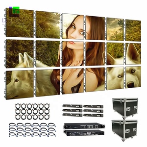 3m X 2m anahtar teslimi komple sistem P2.6 Led ekran 500mm x 1000mm Led Panel zemin iç mekan Led ekranı - Product Image 1