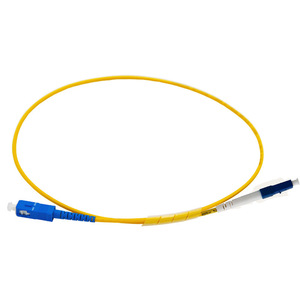 Customized 3-Meter SC-LC Single-Core Single-Mode Fiber Optic <strong>Cable</strong> Jumper Ceramic Plug Tail Copper PVC Telecommunications Grade