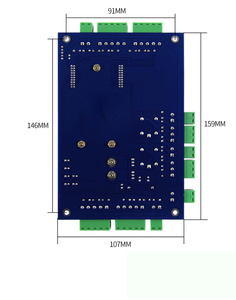 Wiegand Controller di accesso tcp/ip per scheda di controllo accessi RFID a due porte con SDK gratuito