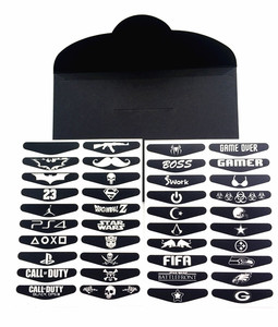 Pegatinas extraíbles personalizadas para mando de PS4, barra de luz LED, pegatina de PVC, cubierta para mando de PS4 - Product Image 1