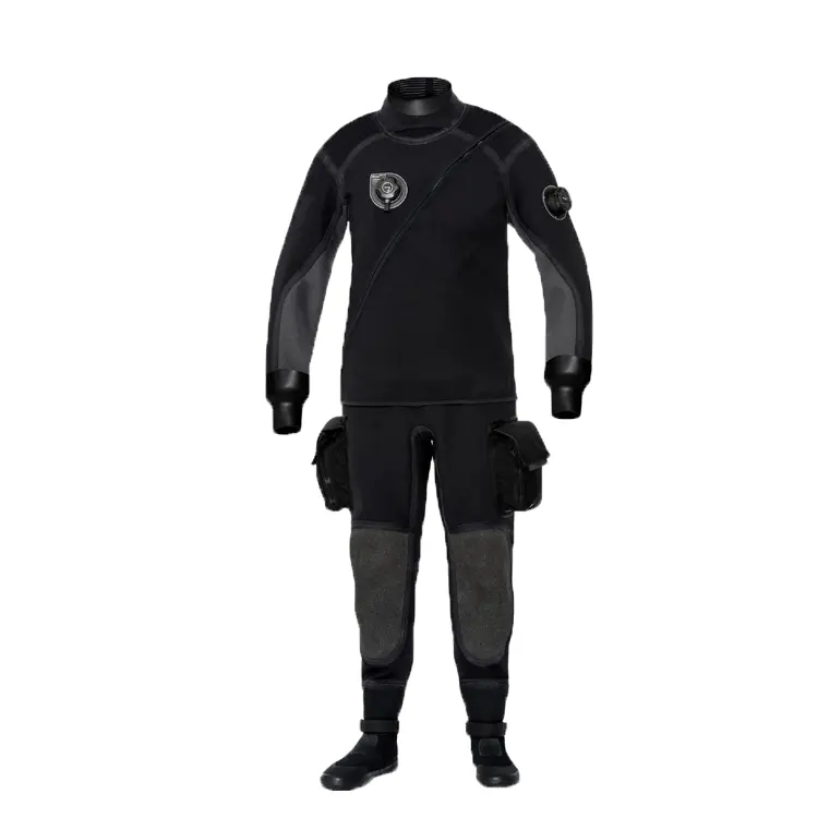 DIVESTAR personalizado Unisex impermeable transpirable traje de neopreno buceo seco traje para adultos talla grande ropa deportiva hombres Drysuit