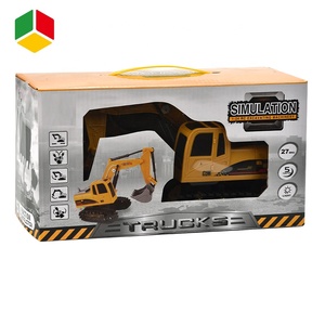 QS <strong>Toy</strong> 1 <strong>24</strong> 5 Channel <strong>Wireless</strong> Remote Control Engineer Vending Vehicle Diecast Rotation Flash Light Excavator Truck <strong>Toy</strong> for Kid - Product Image 6