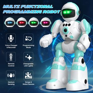 YX Robot Toys para niños, Robot de control remoto programable con detección inteligente de gestos, recarga, modo de canto y baile - Product Image 2