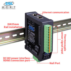 CK-3088E K-Type Thermocouple Temperature Acquisition Module RS485 &amp; Ethernet/IP Interfaces Supports <strong>Modbus</strong> <strong>RTU</strong> with <strong>Analog</strong> <strong>Input</strong> - Product Image 3