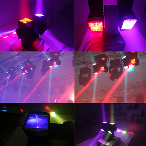 Mini 6x10W RGBW LED-Rotations strahl Moving Head Light Dmx Disco-Scheinwerfer Regenbogen effekt für DJ Disco Party Club Bühnen beleuchtung