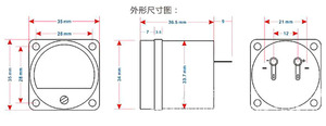 35 มม.VU MeterหัวDBระดับหัว + 5DBสำหรับบันทึกเสียงด้านหลังแสง - Product Image 4