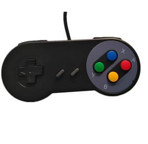 Mando USB SNES para Nintendo Super, mando con cable para ordenador, consola Retro