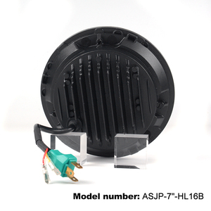 Auto Parts <strong>45w</strong> Off-road <strong>Led</strong> for jeep <strong>Led</strong> Headlights 7&quot; Round Headlamp with White Amber halo Ring H4 Connector for Mazda Miata