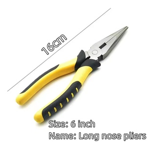 Çok fonksiyonlu donanım aracı dökme kaplan kolu tel kesim kombinasyonu iğne ucu diyagonal kilitli pense - Product Image 3