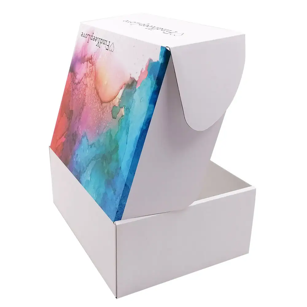 Box aus Wellpappe 10 × 8 × 6 aus Wellpappe rosa Buchstabenbox Box aus Wellpappe
