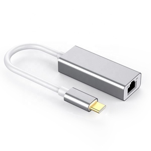 Alta velocidad tipo C a Rj45 Gigabit Lan Ethernet Cable adaptador USB Hub tarjeta de red ordenador portátil interruptor