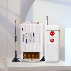 Drahtloses <span class=keywords><strong>RF</strong></span>-DC 12 V AC 220 V 2 KM 40 A Relais 433 MHz Sende- und Empfangsmodul Fernbedienungsschalter für Lüfter und Licht