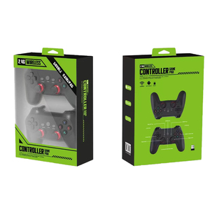 Fabbrica Wireless 2.4G Controller di gioco per Smart TV Box uso doppio giocatore Joystick di gioco remoto per Android EmuELEC Console - Product Image 6