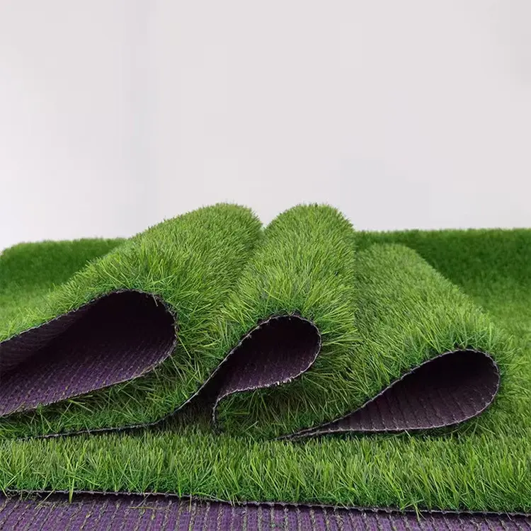 PE + PP kualitas tinggi rumput buatan hijau plastik rumput buatan simulasi taman rumput untuk dekorasi