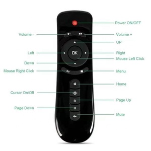T2 jiroskop Mini Fly Air fare 2.4GHz kablosuz klavye uzaktan kumanda akıllı TV için 3D Sense hareket sopa - Product Image 3