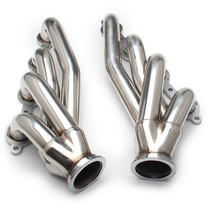 97-14 Chevy Camaro için paslanmaz çelik egzoz manifoldu başlığı küçük blok V8 LS1/LS2/LS3/LS6 LSX Turbo manifoldu - Product Image 5