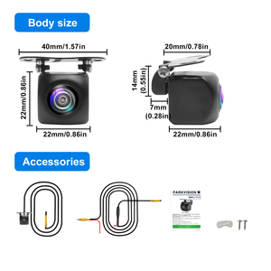 PJAUTO HD <strong>Dynamic</strong> Track <strong>Backup</strong> <strong>Camera</strong> Rear View Car <strong>Camera</strong> Reversing Aid - Product Image 6
