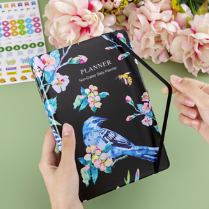 Custom Printing Planner <strong>A5</strong> Hardcover Factory Price Pu Leather <strong>Elastic</strong> Band Journal Diary <strong>Notebooks</strong> - Product Image 3