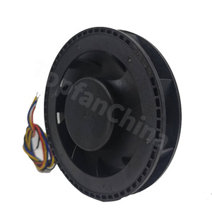 12V 24V sin escobillas DC ventilador de aire centrífugo fábrica 4 cables FG PWM velocidad Control de temperatura 100*25mm Mini Radial plástico - Product Image 1